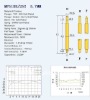 Semiconductor pin for PCB testing